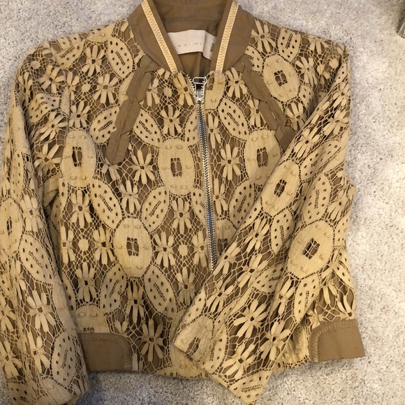 SCHUMACHER OPEN BROCADE CROPPED JACKET - Picture 7 of 9